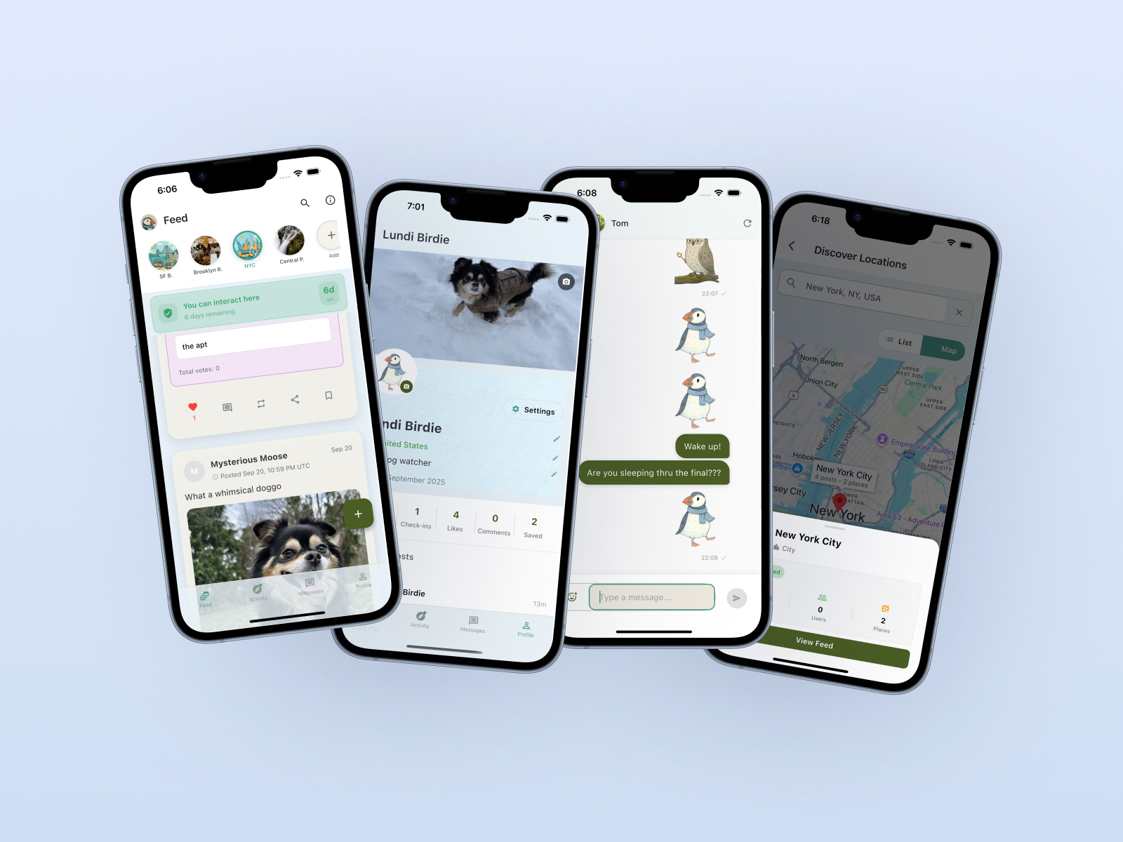 Lundi App social features